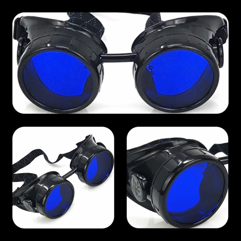 iHeartRaves Black and Blue Sunglasses - Picture 2 of 11